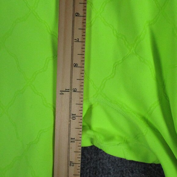 SHEFIT Leggings Adult Medium Neon Green Arise Pockets with Scrunchie Womens NEW - Picture 4 of 11